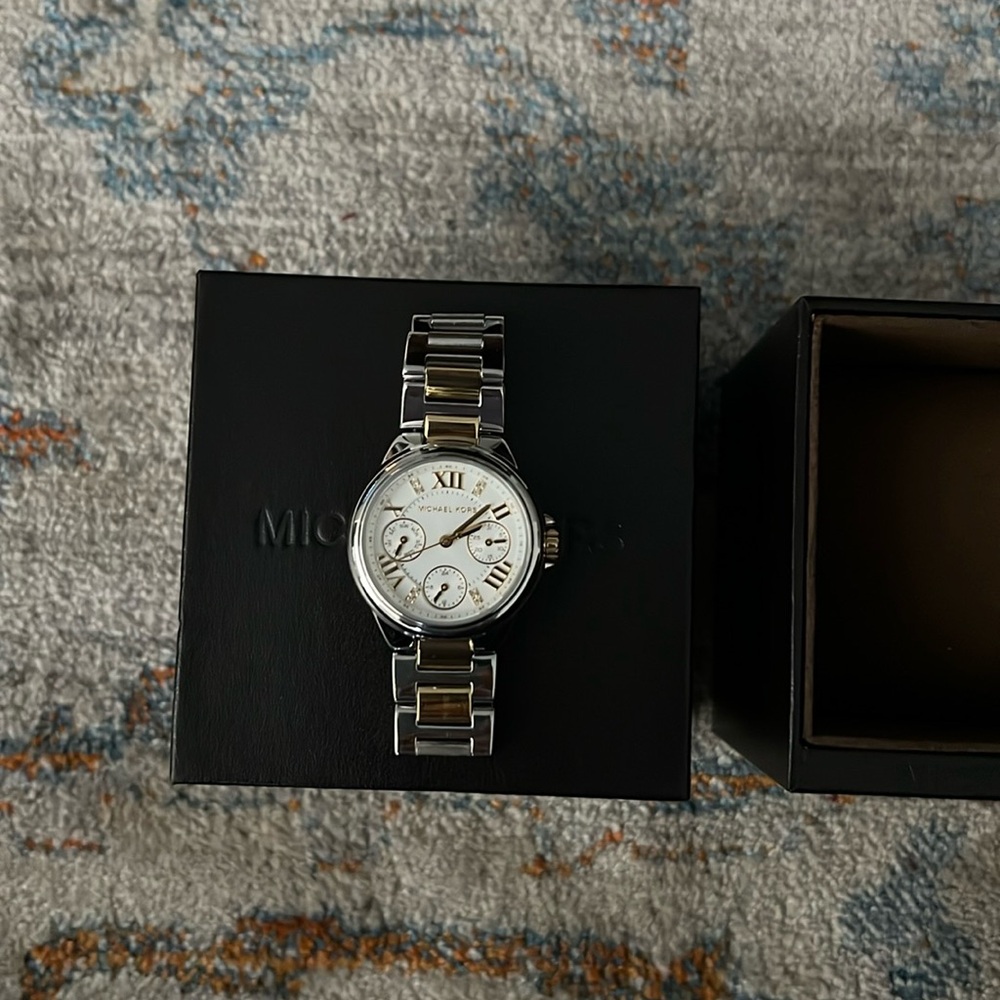 Michael Kors All Stainless Steel Women’s Two-Tone Watch